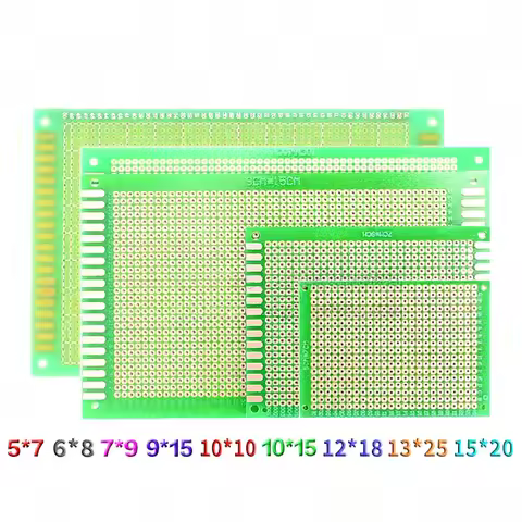 5x7 6x8 7x9 9x15 10x10 10x15 10x22 12x18 - 15x20CM PCB Single Side Prototype Universal Circuit Board