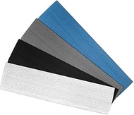 Elastic Sport Headbands, 4 Pcs Multicolor Non-Slip Exercise Head Band for Indoor and Outdoor Excerci