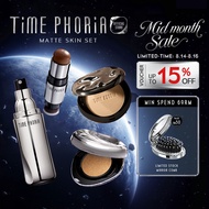 TIME PHORIA - 【Buy 2 Save More】Facial Makeupset Matte Longlasting Cushion Foundation Full Coverage W