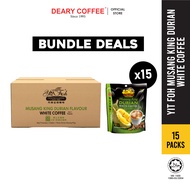 Yit Foh Musang King Durian White Coffee (Bundle of 15) [40g x 12s x 15 Pack] Raja Durian 4-in-1 Inst