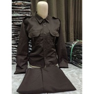 Women's safari clothes, women's security guards baju security guard baju kerja lelaki safety