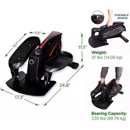 Mini Elliptical เครื่องเดินวงรี ลู่วิ่ง ถนอมเข่า แบบพกพา + หน้าจอแสดงผล แถมพรมฟรี‼️เครื่อง Elliptica