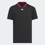 adidas Golf Sport Collar Polo Shirt Kids Men Black JE2465