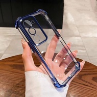Casing For Redmi 15 C 15C 1 5 Redmi15 C Redmi15C 4G 5G Clear Plating Soft Transparent Silicone Casin