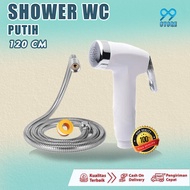 SHOWER KLOSET JET WC PUTIH / SHOWER TOILET WC PUTIH / KEPALA JET SHOWER WC TERLARIS