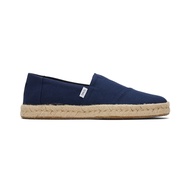 TOMS รองเท้าลำลองผู้ชาย สลิปออน รุ่น Alpargata Rope 2.0 Navy Recycled Cotton Slubby (CE) รองเท้าลิขส