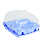 DISH DRAINER + INOVA GE COVER GLOBAL EAGLE DISH RACK + SPOONS AND FORKS/