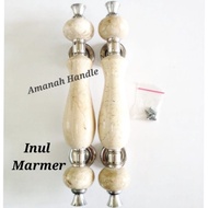 BEST GAGANG PINTU RUMAH MARMER ASLI- HANDLE PINTU RUMAH BATU MARMER - PEGANGAN PINTU BATU MARMER