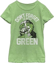Girl's Hulk Wear Green T-Shirt