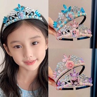 Children's Crown Dress Accessories Anime Girls Baby Princess Elsa Headdress I0e4