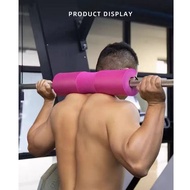 1pcs + Barbell Pad Lock Barbell Squad Pad/ Premium PU HIP Thrust Pad/ Spoon Lock Neck Protector from