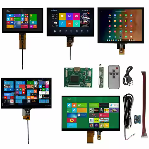 6.5/7/8/9/10.1 Inch Screen Display LCD TFT Monitor Driver Control Board HDMI-Compatible Digitizer To