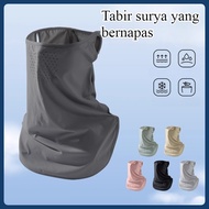 UPF50+ anti-UV mask hanging ear ice silk sunscreen mask