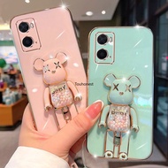 Casing OPPO A17 Case OPPO A17K Case OPPO A36 A76 Case OPPO A96 A39 Case OPPO A57 Case OPPO A77 Case OPPO A77S Case Silicone Soft Shell Cartoon Anime Cute Bear Stand Phone Case
