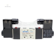 4V220-08 Solenoid Valve Air Valve Two Position Five Way Reversing Valve 24V 220V