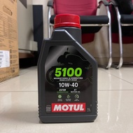 MOTUL 4T ENGINE OIL 5100 10W40 10W-40 100% ORIGINAL MOTUL 1L MINYAK HITAM MOTORCYCLE MOTUL ESTER SEM