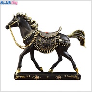 Kaistr Miniature Horse Statue Lifelike Horse Sculpture Handcrafted Realistic Horse Figurine Resin St