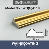 SMJ CONCEPT® Wainscoting Gold Series (WG) | High-Density Wall Moulding For Elegant Interior Decor