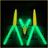 Ellen Luminous Carrot Gravity Jump Radish Balisong Gift For Kids Butterfly Knife Benchmade Stress Re