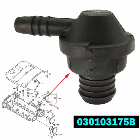For AUDI A1 A3 S3 8P VW Beetle Caddy 2k Golf ESTATE Jetta Polo 9N 6R 6C EOS Touran Engine Breather H