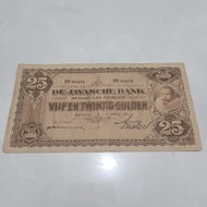 Uang Kuno penjajahan Belanda 25 Gulden Coen 1930 Koleksi Bersejarah