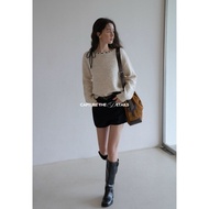 [EGGKA] Plain wool knit