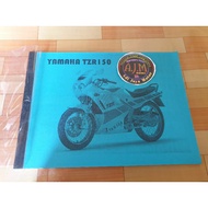 Rare Yamaha Tzr 150 Tzr150 R Catalogue Parts Book