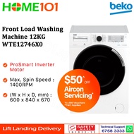 Beko Front Load Washing Machine 12kg WTE12746X0