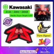 Kawasaki Smoked Led Tail Light Brake Rear Turn Signal Super Bright Tail Lamp For Z125 Z800 ZX6R 636 