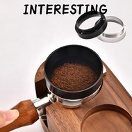 INTERESTING 51mm/53mm/58mm Aluminum Dosing Ring Funnel Portafilter Espresso Magnetic Coffee Tamper