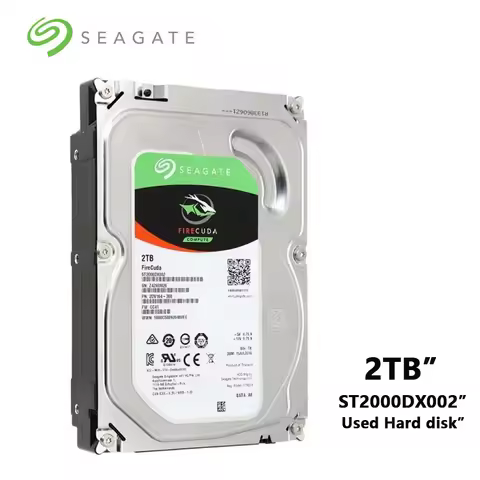 Seagate 2TB FireCuda Gaming SSHD (Solid State Hybrid Drive) - 7200 RPM SATA 6Gb/s 64MB Cache 3.5-Inc