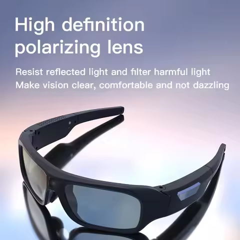 4K HD Mini Camera Glasses Bike Surveillance Video Recorder Photograph Action Cam Sunglasses Outdoor 