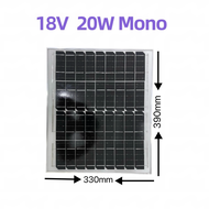 แผงโซลาร์เซลล์ monocrystalline solar cell  12V/18V  6W/10W15W/20W/30W