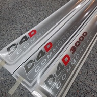 สติ๊กเกอร์ดั้งเดิม ฝาท้าย TOYOTA TIGER D4D COMMONRAIL เครื่อง 2500  3000 รถแค็ป ตอนเดียว 1ชุดมี1ชิ้น ขิ้นละ149บาท sticker ติดรถ แต่งรถ โตโยต้า ไทเกอร์