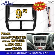 Subaru Forester Impreza 2008-2012 9 Inch Car TV Panel Frame