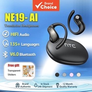 HTC NE19 AI Translation Headphones V6.0 Bluetooth HIFI Noise Reduction IP54 Waterproof for Business 
