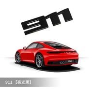 New Porsche 911 Carrera Tail Letter Stickers Taycan Turbo4S 911 Car Badges Personality Auto Accessor