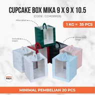 Cupcake Box Mika 9x9x10.5, Food Packaging, Food Packaging, Cupcake Box