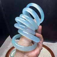 Super beautiful Sea Blue Chalcedony ring, size 50 to 62mm