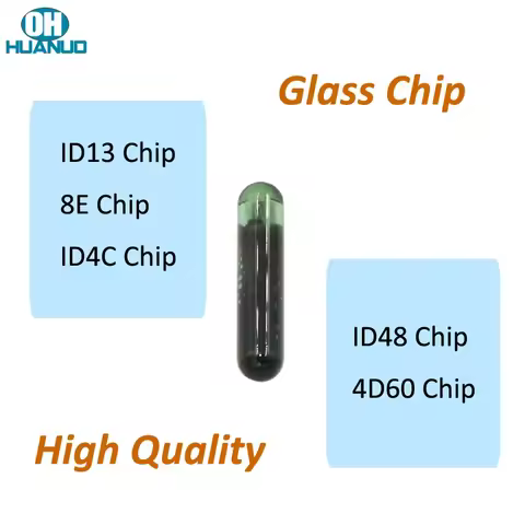SALE ! Transponder Car Key Chip Original ID48 ID13 ID4C 8E Glass Chip for-Honda-Ford-Toyota-Mazda-