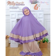 UNGU MILLY PRAYER SET PURPLE by ZAFINZA || BSHAN JERSEY CHIRA CHILDREN'S PRAYER CLOTHES