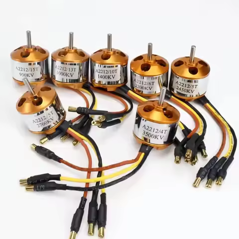 1PCS A2212 930KV 1000KV 1200KV 1400KV 1800KV 2200KV 2450KV 2700KV Brushless Motor for RC Airplane Fi