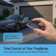 coagulatelove Multi-frequency Garage Door Remote Control Universal 280-868MHz Supports 433MHz 390MHz