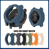 Watch Case Silicone Case Protective Shell Half Cover for Garmin Instinct 3 45mm 50mm Smart Watch Acc