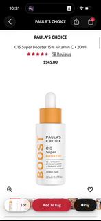 Paula's Choice C15 Super Booster 15% Vitamin C Serum 20ml