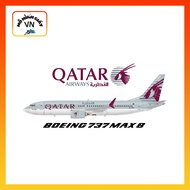 Boeing 737 Max 8 Qatar Airways Assembly Paper Model - MohinhgiayVN