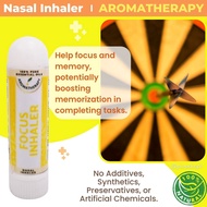 Focus Inhaler - Aromatherapy Inhaler / 100% Pure and Quality Essential Oil