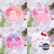 Sanrio Hello Kitty My Melody Melamine Bowl Cute Cartoon Design Bowl 14x9cm