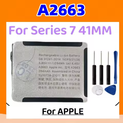 A2663 For Apple Watch Series 7 41mm 309mAh Replacement Battery + Free Tools