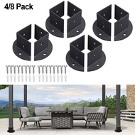 [FS] Heavy Duty Adjustable Post Base Brackets Fit 2x2 / 4x4 / 6x6 inch Post Deck
